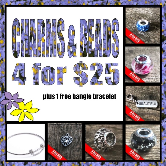 🔥HOT SALE🔥Tibetan Silver Rose Heart Charm. NWOT - Picture 3 of 3